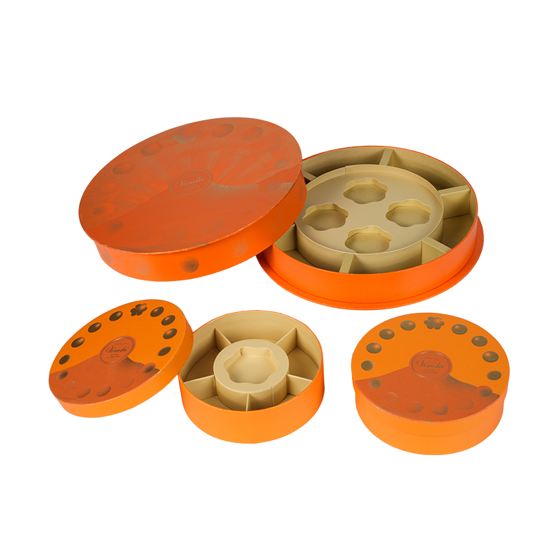 Merev, nedvességálló kerek cukorka doboz