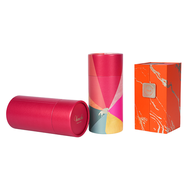 Merev leemelhető fedél (ég-föld) kerek csokoládédoboz