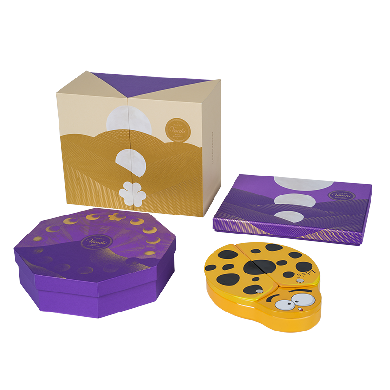 Merev duplaajtós csokoládé csomagoló doboz