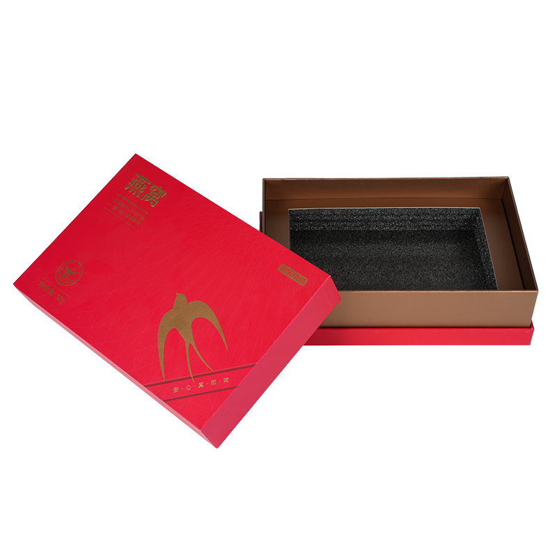 Merev, levehető fedelű madárfészek díszdoboz