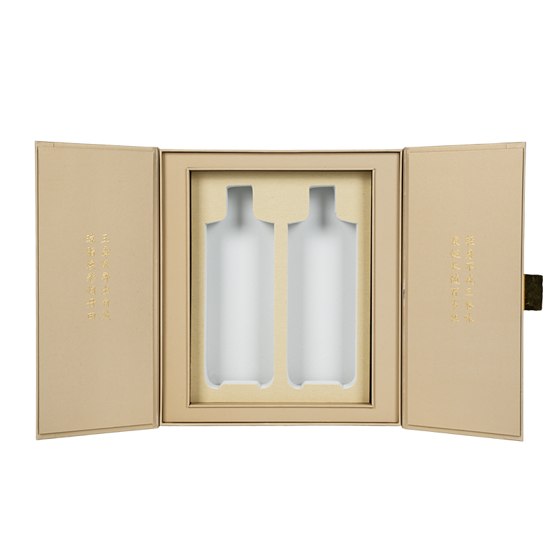 Merev, kétajtós étolajos díszdoboz