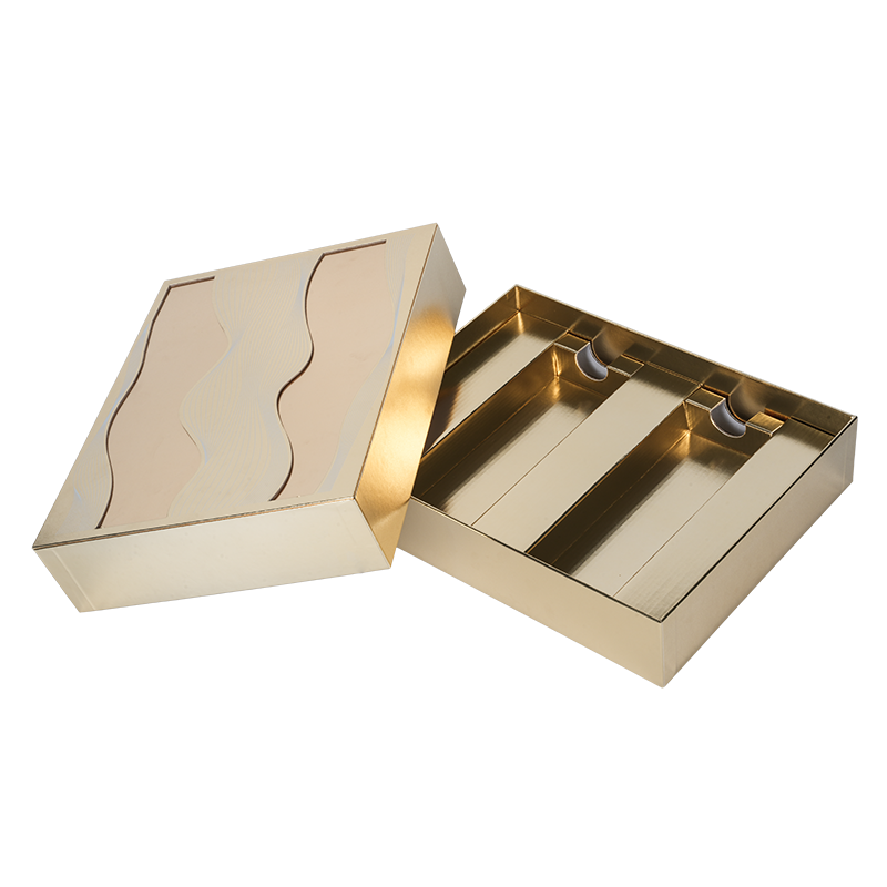 Merev, kétajtós étolajos díszdoboz