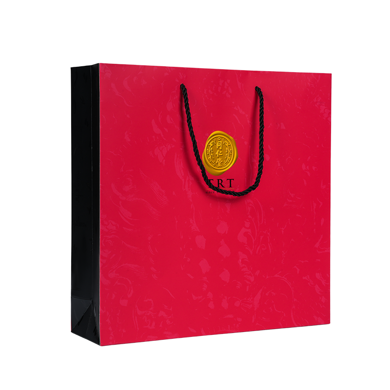 Függőleges stílusú fehér karton hordtáska egészségügyi kiegészítők számára