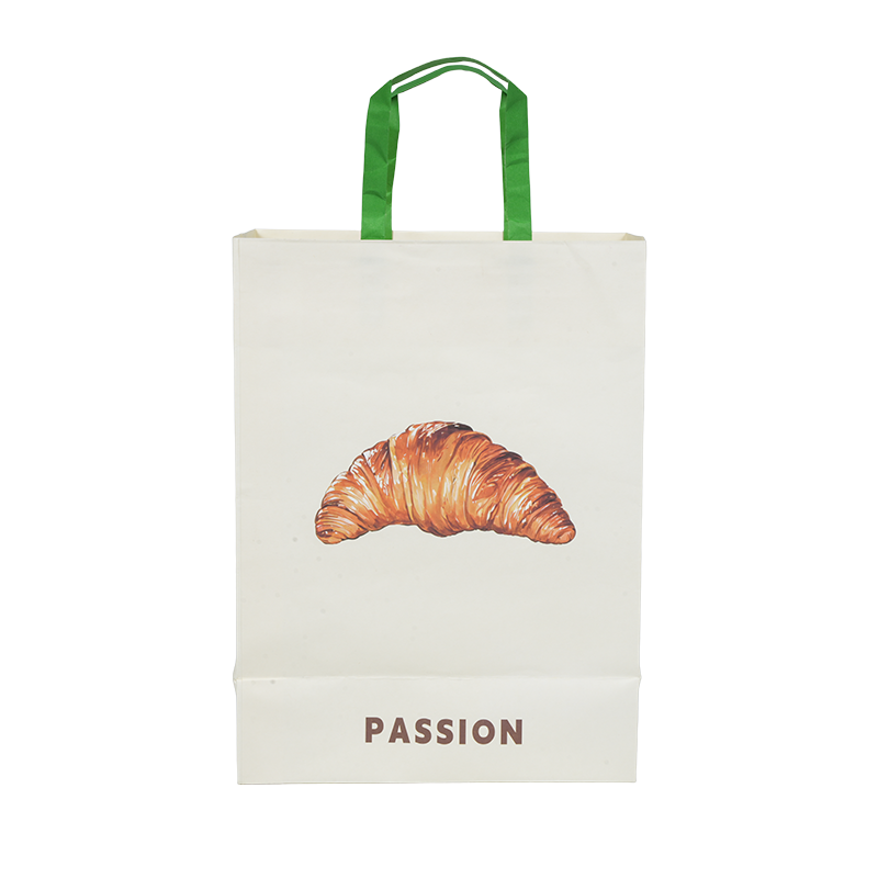 Vízálló fogantyús kraft/fehér karton torta hordtáska