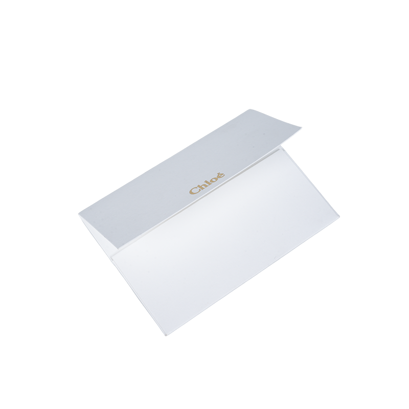 Kétrétegű fehér karton akasztócédulák a ruhák csomagolásához