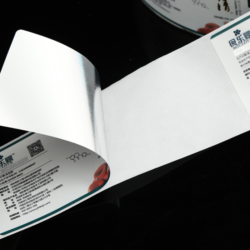 Öntapadó címkék egészségügyi kiegészítőkhöz